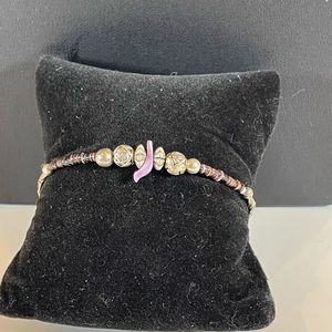 Native American vintage fetish bird bracelet 7”